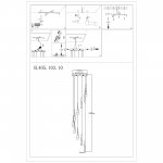 Светильник подвесной St luce SL405.103.10 BOCHIE