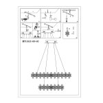 Люстра подвесная St luce SL408.303.02 FORITO