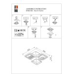 Люстра потолочная St luce SL415.542.04 TAVOLIRE