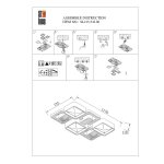 Люстра потолочная St luce SL415.542.06 TAVOLIRE