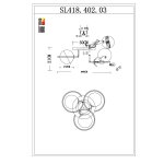Люстра потолочная St luce SL418.402.03 GALIO