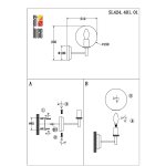 Светильник настенный бра St luce SL424.401.01 ROSELLO