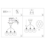 Светильник подвесной SL431.113.07 St luce DUALITA