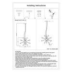Люстра подвесная St luce SL437.403.12 FOGLIONE