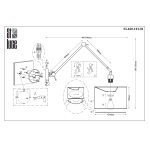 Светильник настенный бра St luce SL460.101.01 MARCIA