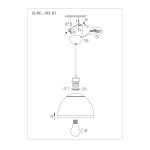 Светильник подвесной St luce SL481.103.01 LETIZIA