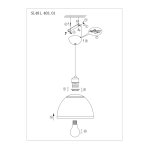 Светильник подвесной St luce SL481.403.01 LETIZIA