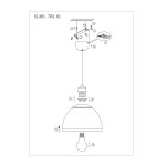 Светильник подвесной St luce SL481.703.01 LETIZIA