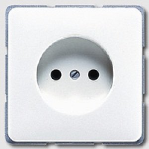 JUNG SL 500 Бел Розетка б/з (SL511KIWW) JUNG SL 500 Бел Розетка б/з (SL511KIWW)