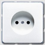 JUNG SL 500 Бел Розетка б/з (SL511KIWW)