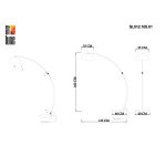 Торшер St luce SL512.105.01 MANDRINO