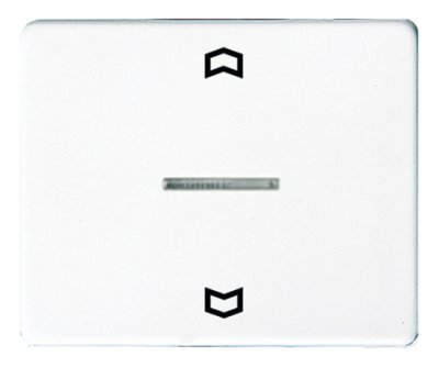 JUNG SL 500 Бел Накладка нажимного электронного жалюзийного выключателя (SL5232WW) JUNG SL 500 Бел Накладка нажимного электронного жалюзийного выключателя (SL5232WW)