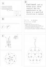 Люстра подвесная St luce SL533.093.03 ODETTA