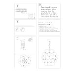 Люстра подвесная St luce SL533.403.03 ODETTA