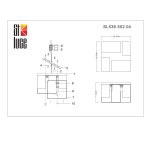 Люстра потолочная St luce SL536.502.04 CONCRETO