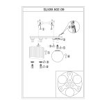 Люстра потолочная St luce SL539.502.09 SCHIUMA