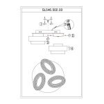 Люстра потолочная St luce SL546.502.03 Ovale