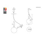 Светильник подвесной St luce SL550.203.01 SENZA