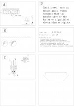Светильник настенно-потолочный St luce SL557.052.01 APERTURA