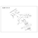 Светильник настенный бра St luce SL569.101.01 VEDETTE