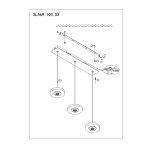 Светильник подвесной St luce SL569.103.03 VEDETTE