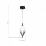 Светильник  светодиодный St luce SL6130.403.06 ICE