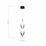 Светильник  светодиодный St luce SL6130.403.15 ICE