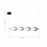 Светильник  светодиодный St luce SL6130.403.24 ICE