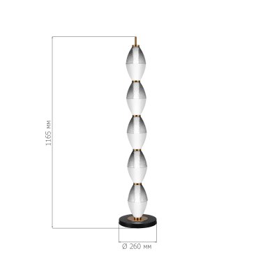 Светильник  светодиодный St luce SL6130.405.27 ICE