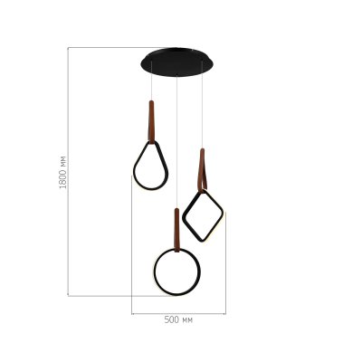 Светильник  светодиодный St luce SL6131.403.36 SHAPE