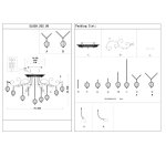 Люстра потолочная St luce SL659.202.09 FRUTTI