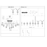 Люстра потолочная St luce SL659.302.09 FRUTTI