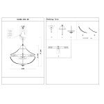 Люстра подвесная St luce SL669.203.06 Anticato