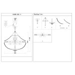 Люстра подвесная St luce SL669.203.11 Anticato
