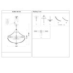 Люстра подвесная St luce SL669.403.06 Anticato