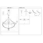 Люстра подвесная St luce SL669.403.11 Anticato