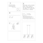 Люстра подвесная St luce SL714.043.03 ALETANTE