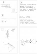 Светильник настенный бра St luce SL714.401.01 ALETANTE