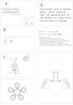 Люстра потолочная St luce SL714.402.05 ALETANTE