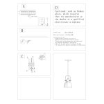 Светильник подвесной St luce SL714.403.01 ALETANTE