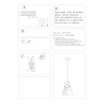 Светильник подвесной St luce SL714.443.01 ALETANTE