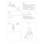 Люстра подвесная St luce SL714.443.05 ALETANTE