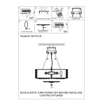 Люстра подвесная St luce SL748.103.04 DISCO