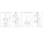 Люстра подвесная St luce SL757.103.06 NINFA