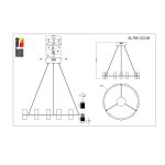 Люстра подвесная St luce SL799.103.09 CILINDRO
