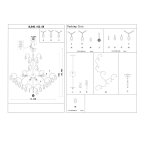 Люстра подвесная St luce SL846.103.09 ORECCHINI