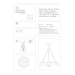 Люстра подвесная St luce SL854.103.09 GLIO