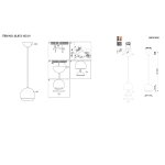 Светильник подвесной St luce SL873.103.01 NANO