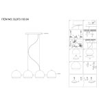 Люстра подвесная St luce SL873.103.04 NANO