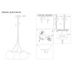 Люстра подвесная St luce SL873.503.03 NANO